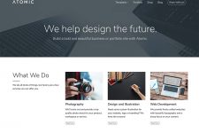 wordpress企业主题模板Atomic国外工作室